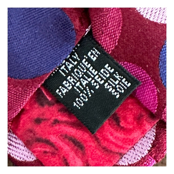 PAUL SMITH Men’s Silk Tie Polka Dot Print Italy - Picture 5 of 5